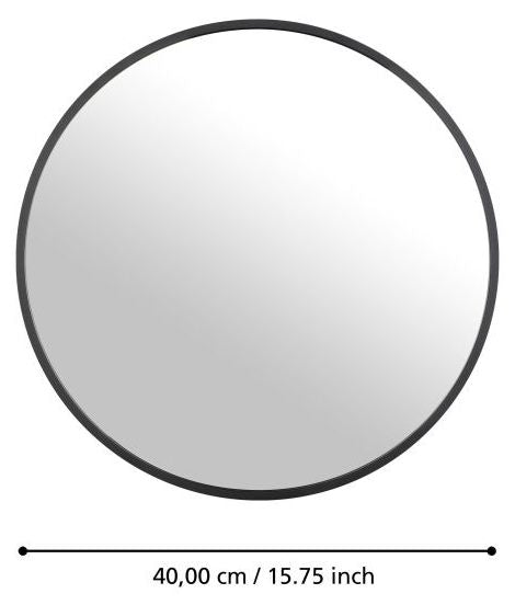 Огледало Eglo - Bani, 38 cm, Ø40 cm, черно