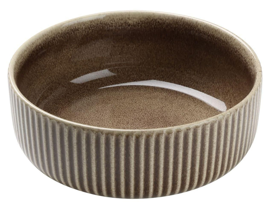 Керамична купа Eglo - Morombe, Ø19.9 cm, 8 cm, 1680 ml, кафява
