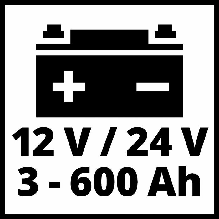 ЗАРЯДНО УСТРОЙСТВО 12/24V 600Ah EINHELL