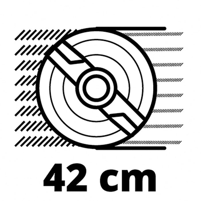 ЕЛЕКТРИЧЕСКА КОСАЧКА EINHELL GC-EM 1700/42 1700 W, ШИРИНА НА КОСЕНЕ 42.00 см, МАКС ВИСОЧИНА НА КОСЕНЕ 65 мм
