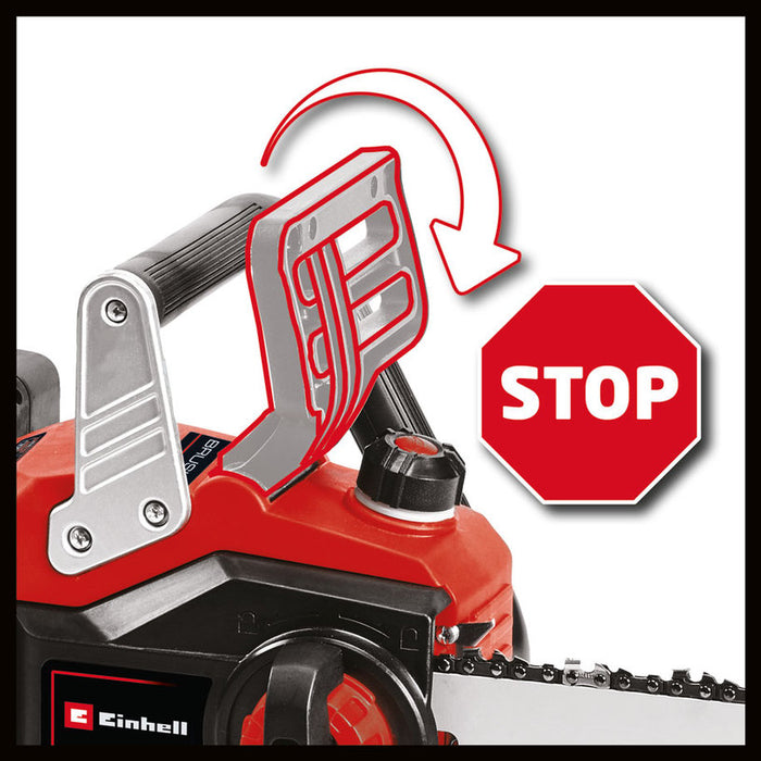 АКУМУЛАТОРЕН ВЕРИЖЕН БЕЗЧЕТКОВ ТРИОН EINHELL GP-LC 36/35 Li 36 V, БЕЗ БАТЕРИЯ И ЗАРЯДНО, ДЪЛЖИНА НА ШИНАТА 35.00 см