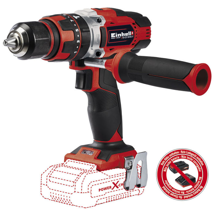АКУМУЛАТОРНА УДАРНА БОРМАШИНА EINHELL TE-CD18/48 LI-I PXC 18 V, 48.00 nm, БЕЗ БАТЕРИЯ И ЗАРЯДНО