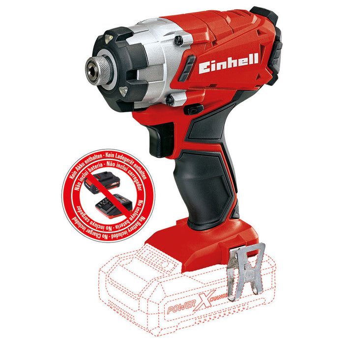 АКУМУЛАТОРЕН УДАРЕН ВИНТОВЕРТ EINHELL TE-CI 18/1 Li 18 V, 140.00 nm, БЕЗ БАТЕРИЯ И ЗАРЯДНО