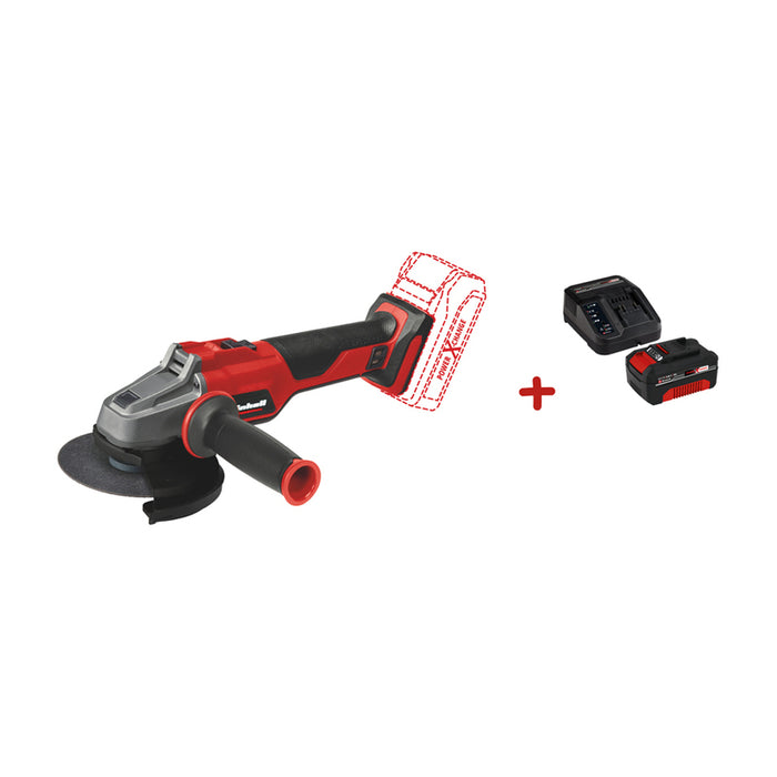 АКУМУЛАТОРЕН ЪГЛОШЛАЙФ EINHELL AXXIO 18/125 18 V, 125 мм, БРОЙ БАТЕРИИ 1, 4.00 Ah