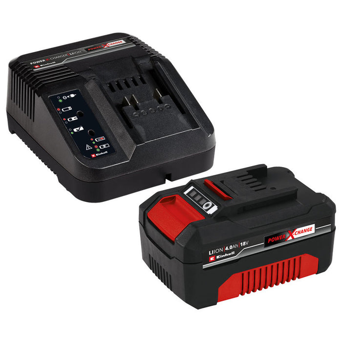 АКУМУЛАТОРНА БАТЕРИЯ И ЗАРЯДНО УСТРОЙСТВО 18 V 4 AH EINHELL POWER X-CHANGE