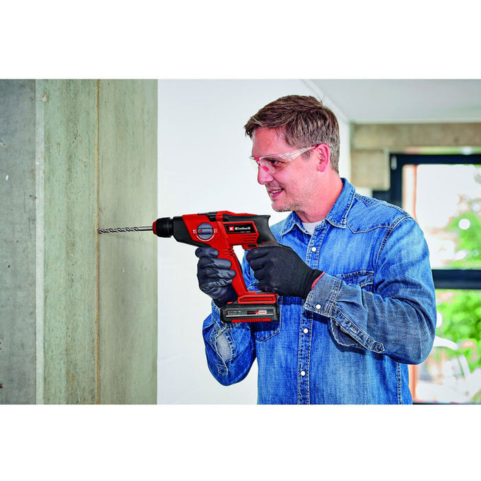 АКУМУЛАТОРЕН ПЕРФОРАТОР EINHELL TE-HD 18/12 Li 18 V, 1.30 J, SDS PLUS, БЕЗ БАТЕРИЯ И ЗАРЯДНО