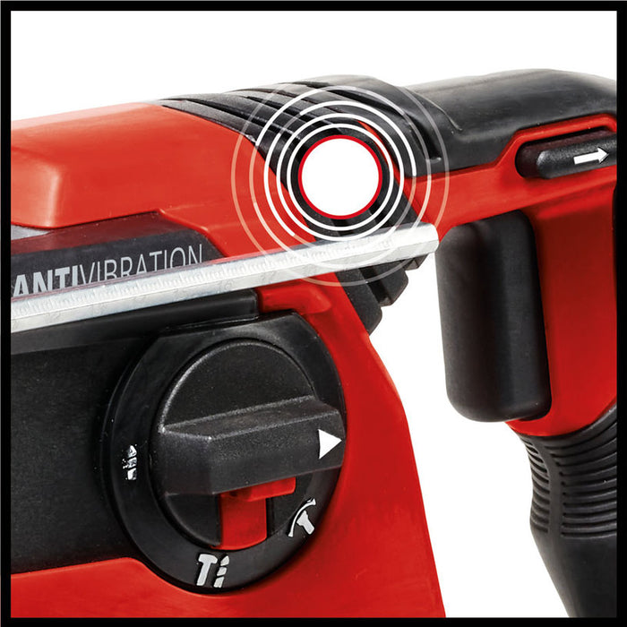 АКУМУЛАТОРЕН БЕЗЧЕТКОВ ПЕРФОРАТОР EINHELL HEROCCO 36/28 36 V, 3.20 J, SDS PLUS, БЕЗ БАТЕРИЯ И ЗАРЯДНО, КУФАР
