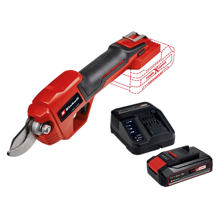 АКУМУЛАТОРНА ЛОЗАРСКА НОЖИЦА EINHELL 18 V, БРОЙ БАТЕРИИ 1, 2.50 Ah