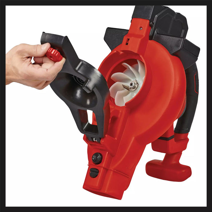 АКУМУЛАТОРЕН ЛИСТОСЪБИРАЧ EINHELL GE-CL 36/230 36 V, МАКСИМУМ СКОРОСТ НА ИЗДУХВАНЕ 230 km/h
