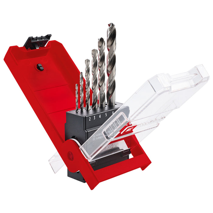 DRILL BIT SET ЗА МЕТАЛ HSS-G 6 БР. EINHELL