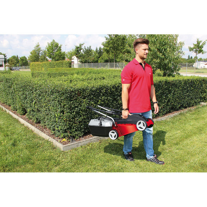 ЕЛЕКТРИЧЕСКА КОСАЧКА EINHELL GC-EM 1000/30 1000 W, 1000 W, ШИРИНА НА КОСЕНЕ 30.00 см, ШИРИНА НА КОСЕНЕ 30.00 см, МАКС ВИСОЧИНА НА КОСЕНЕ 70 мм