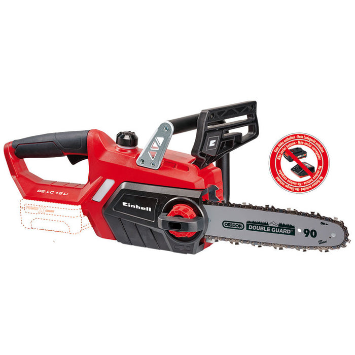 АКУМУЛАТОРЕН ВЕРИЖЕН ТРИОН EINHELL GE-LC 18/25 LI 18 V, БЕЗ БАТЕРИЯ И ЗАРЯДНО, ДЪЛЖИНА НА ШИНАТА 25.00 см