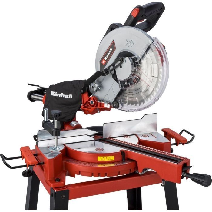 Потапящ стационарен циркуляр Einhell - TC-SM 2531/2 U, 1900W, с лазер и стойка