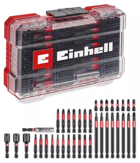 Комплект ударни битове Einhell - M-CASE, 38 части