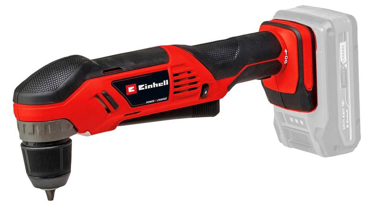 Акумулаторен ъглов винтоверт Einhell - Power X-Change, TE-AD 18 Li-Solo, 18V, 45 Nm