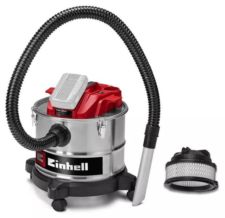 Акумулаторна прахосмукачка за пепел Einhell - Power X-Change, TE-AV 18/15 Li C-Solo