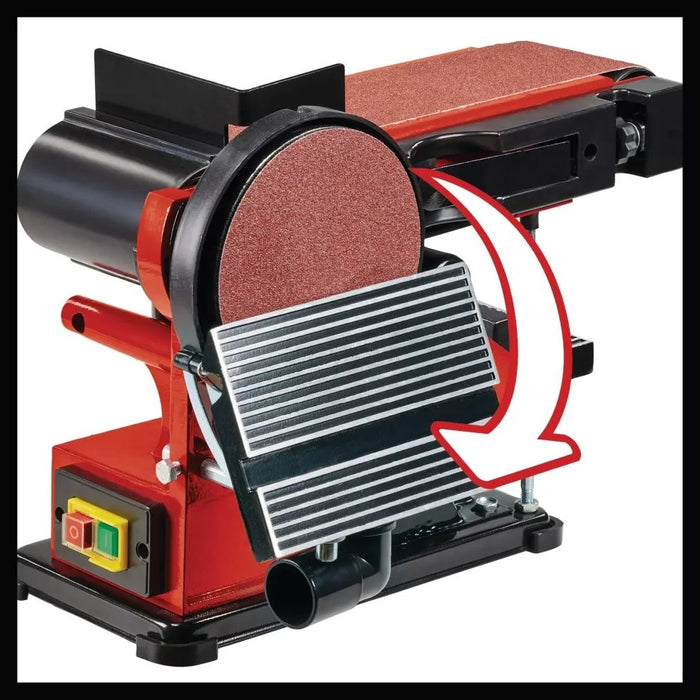 Комбиниран лентов/дисков шлайф Einhell - TC-US 380, 380W, 150 mm, 914x100 mm