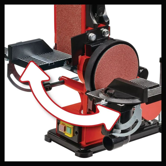 Комбиниран лентов/дисков шлайф Einhell - TC-US 380, 380W, 150 mm, 914x100 mm