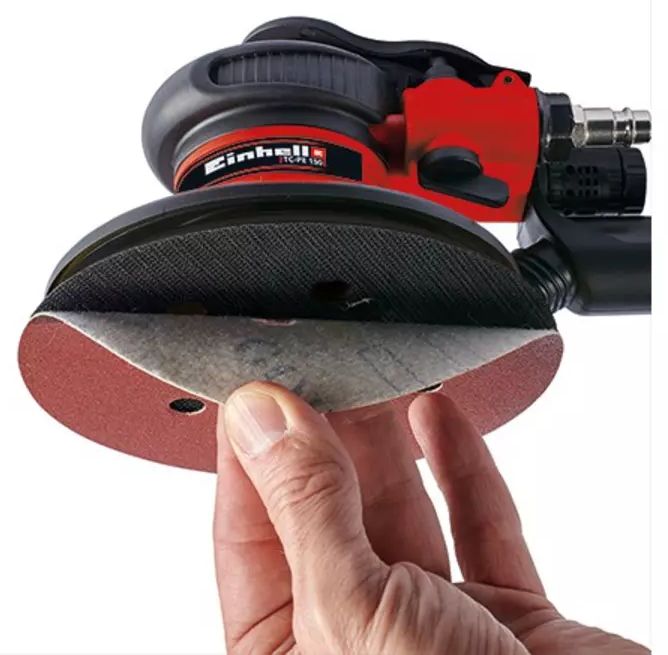 Пневматичен ексцентършлайф Einhell - TC-PE 150, 150 mm, 6.3 bar