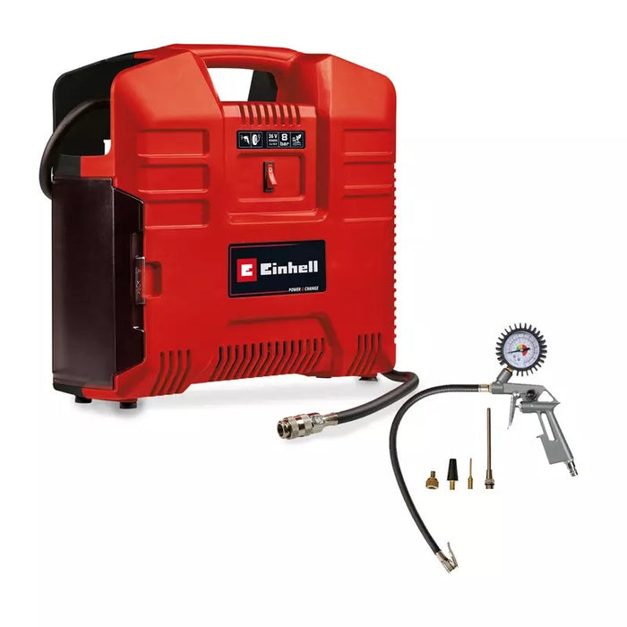 Въздушен компресор Einhell TE-AC 36/8 130 л/мин Батерия