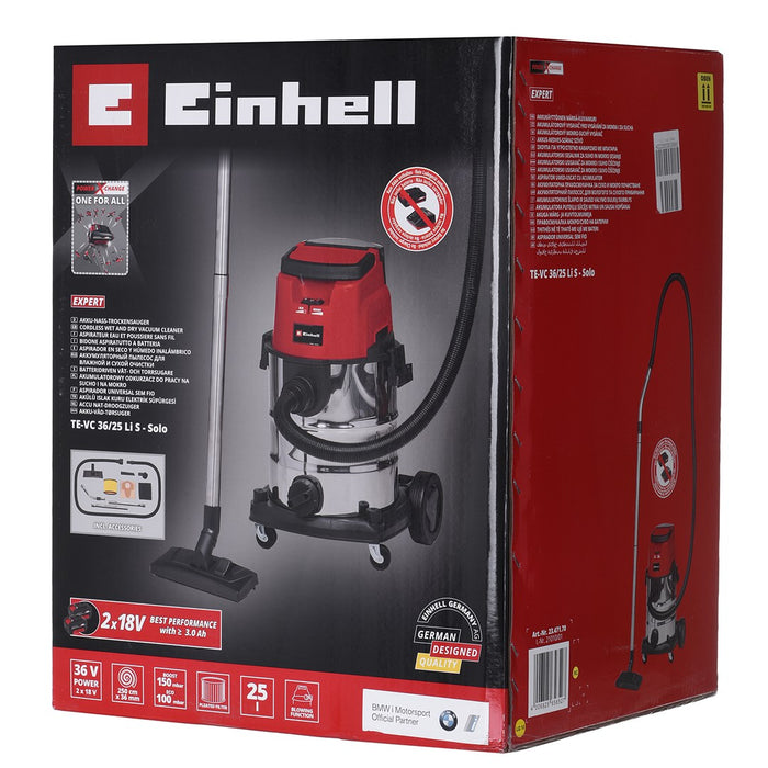 Прахосмукачка за работилница TE-VC 36/25 LI S-SOLO EINHELL