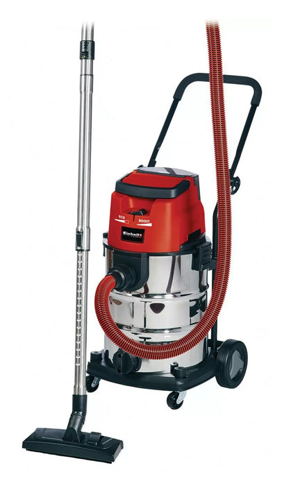 Einhell TE-VC 36/30 Li S-Solo 30 L барабанна прахосмукачка за сухо и мокро почистване с торба за прах