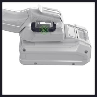 Einhell GE-GS 18/150 Li-Solo Черен, Червен 10 см 18 V Литиево-йонен (Li-Ion)
