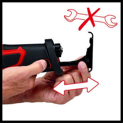 Einhell TE-AP 18/28 Li BL - Solo 2500 спм Черен, Червен