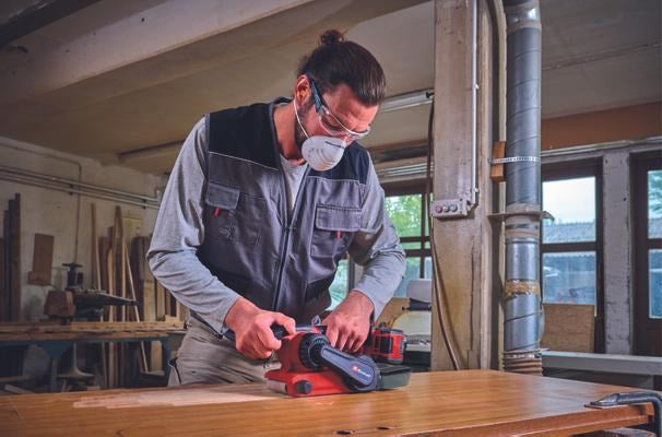 Einhell TP-BS 18/457 Li BL - Самостоятелна шлайфмашина за листове Черен, Червен