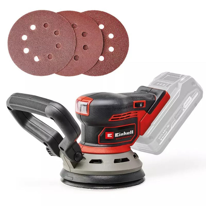 Einhell TP-RS 18/32 Li BL - Подова шлайфмашина Solo 24000 об/мин Черен, Червен
