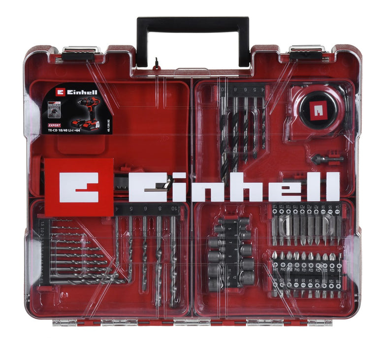 ПРОБИВКА/ВИНОВЪРТ EINHELL TE-CD 18/40 Li-i +64 (2×2,0Ah) 4513992