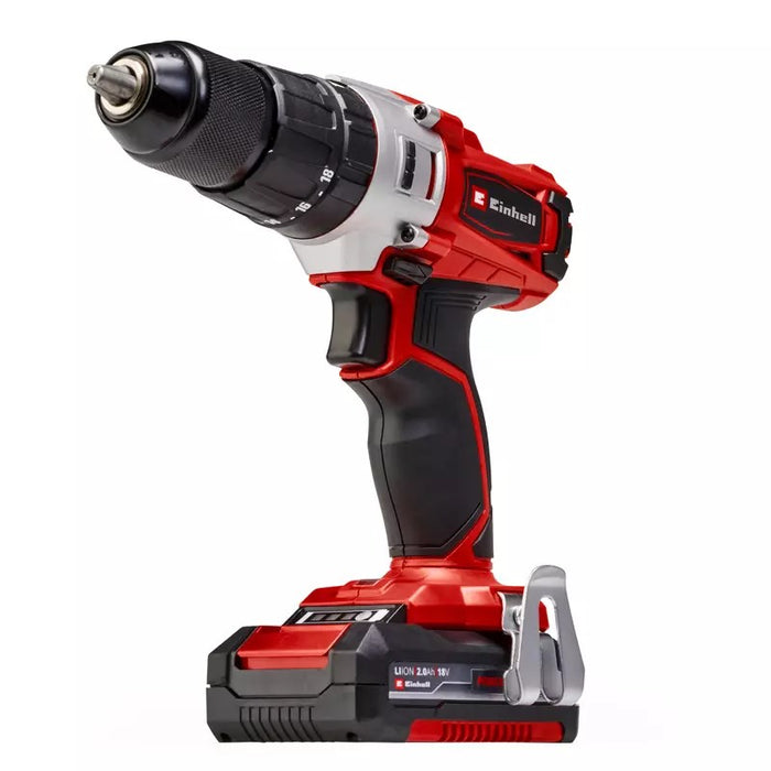 Einhell TE-CD 18/2 18750 об/мин Безключов 1.45 кг Черен, Червен