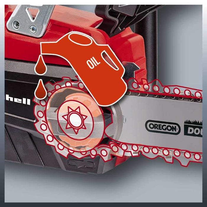 Einhell GE-LC 18 Li Комплект 2400 об/мин Черен, Червен
