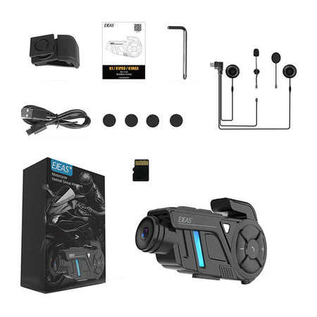 Мотоциклетен интерком с EJEAS K1Pro+ рекордер