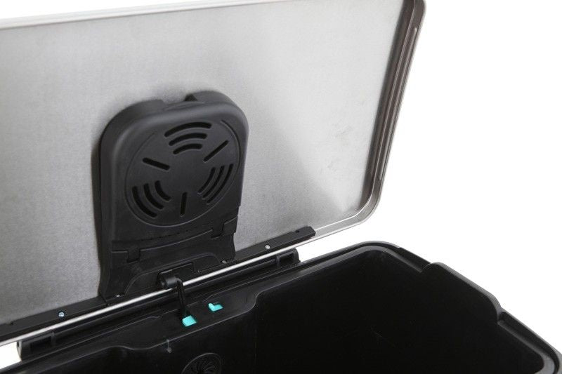 Кош за отпадъци EKO Europe - E-Cube, 50 l, хром мат