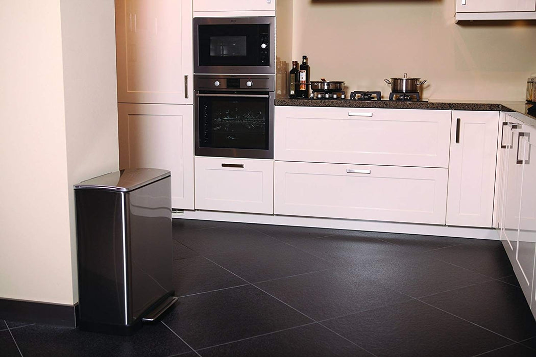 Кош за отпадъци EKO Europe - E-Cube, 50 l, хром мат