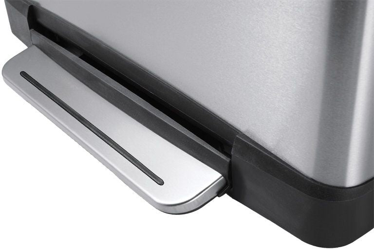 Кош за отпадъци EKO Europe - E-Cube, 40 l, хром мат