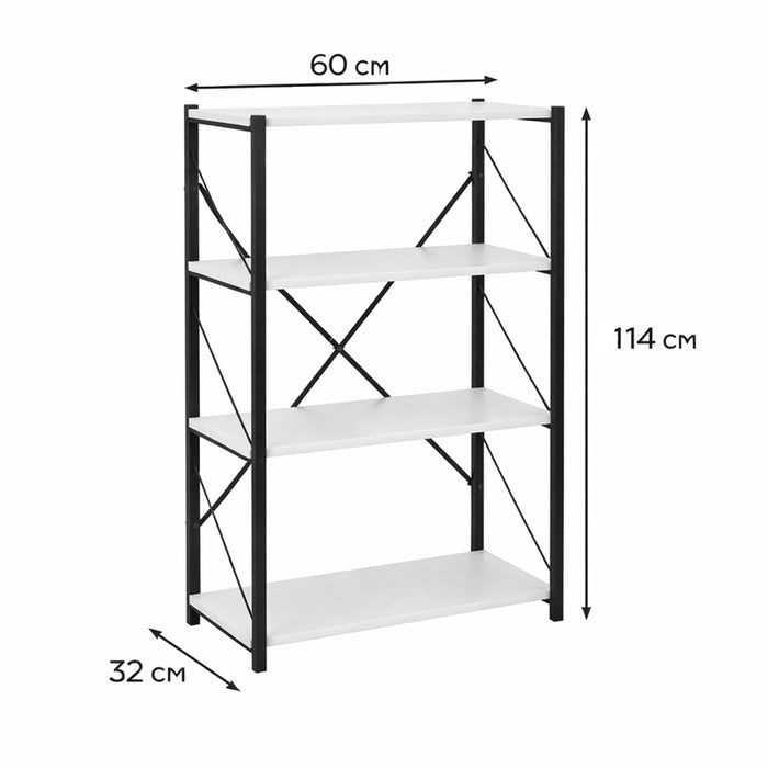 ОФИС ЕТАЖЕРКА КОНФОР БЯЛА EKO KONFOR 60X32X114СМ