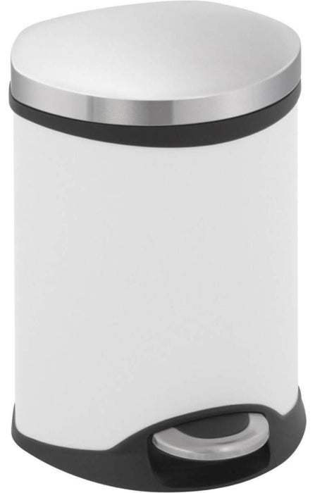Кош за отпадъци EKO - Shell, 6 l, бял