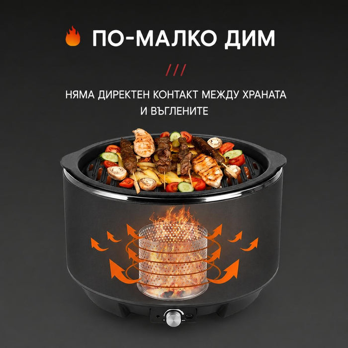 БАРБЕКЮ НА ДЪРВЕНИ ВЪГЛИЩА ЕКОДОМ