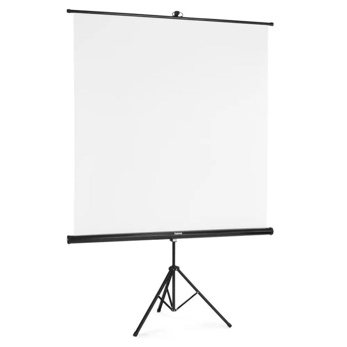 Екран на стойка 125x125 cm 2 в 1 мобилен комплект 21575