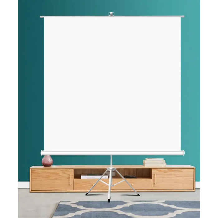 Екран на стойка ESTILLO 180 x 180 1:1 Бял