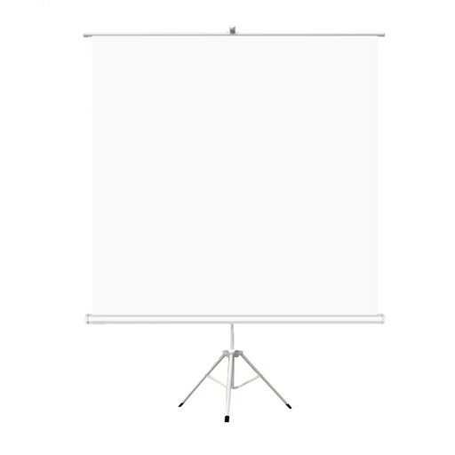 Екран на стойка ESTILLO 180 x 180 1:1 Бял