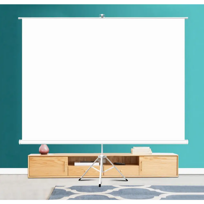 Екран на стойка ESTILLO 244 х 183 см,120’’ бял с черна