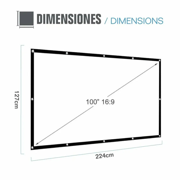 Eкран за прожектиране iggual ECO COST 100 100’’