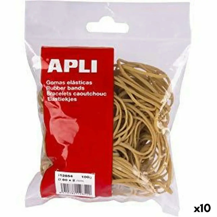 Еластични ленти Apli Кафяв 60 x 2 mm (10 броя)