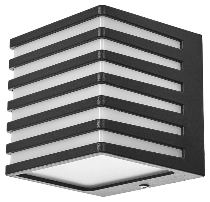 LED външен аплик Elbulgaria - Stockholm, 12W, IP44, 4000K, малък, черен
