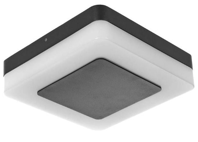 LED външен плафон Elbulgaria - Hasle S, 18W, IP44, 4000K, черен