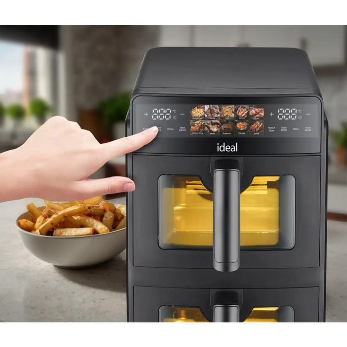 ЕЛДОМ Двоен вертикален фритюрник без мазнина 10л