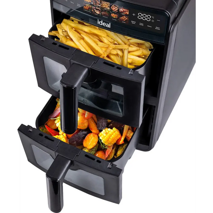 ЕЛДОМ Двоен вертикален фритюрник без мазнина 10л